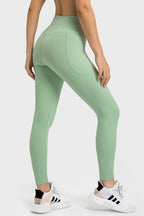 Millennia V-Waist Yoga Leggings with Pockets - Leggings by Trendsi | Available at Handbags Specialist Headquarter
