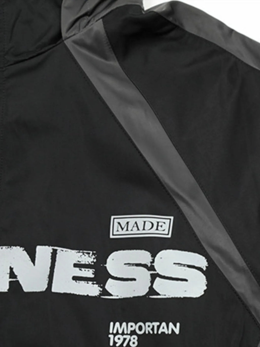 Men's Letter Zip Up Hooded Windbreaker Jacket - Men's jackets by Trendsi | Available at Handbags Specialist Headquarter