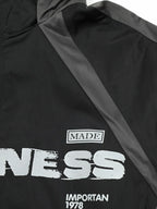 Men's Letter Zip Up Hooded Windbreaker Jacket - Men's jackets by Trendsi | Available at Handbags Specialist Headquarter