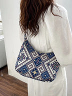 Geometric Adjustable Strap Crossbody Bag - Crossbody Bags by Trendsi | Available at Handbags Specialist Headquarter