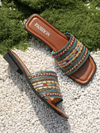 Open Toe Flats Sandals - Women Sandals by Trendsi | Available at Handbags Specialist Headquarter