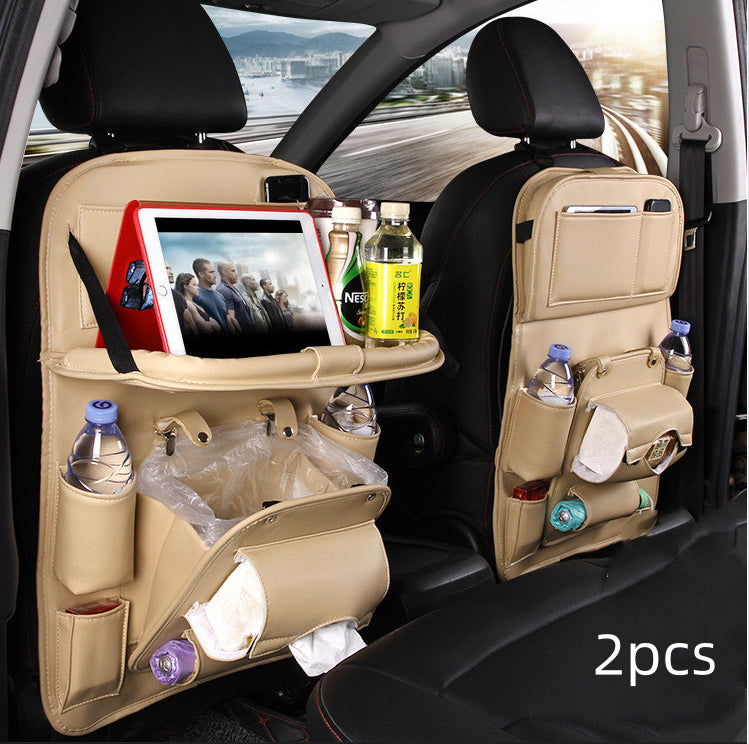 RoadMate PU Leather Seat Back Organizer - Decor by Trendsi | Available at Handbags Specialist Headquarter