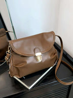 PU Leather Adjustable Strap Crossbody Bag - Crossbody Bag by Trendsi | Available at Handbags Specialist Headquarter