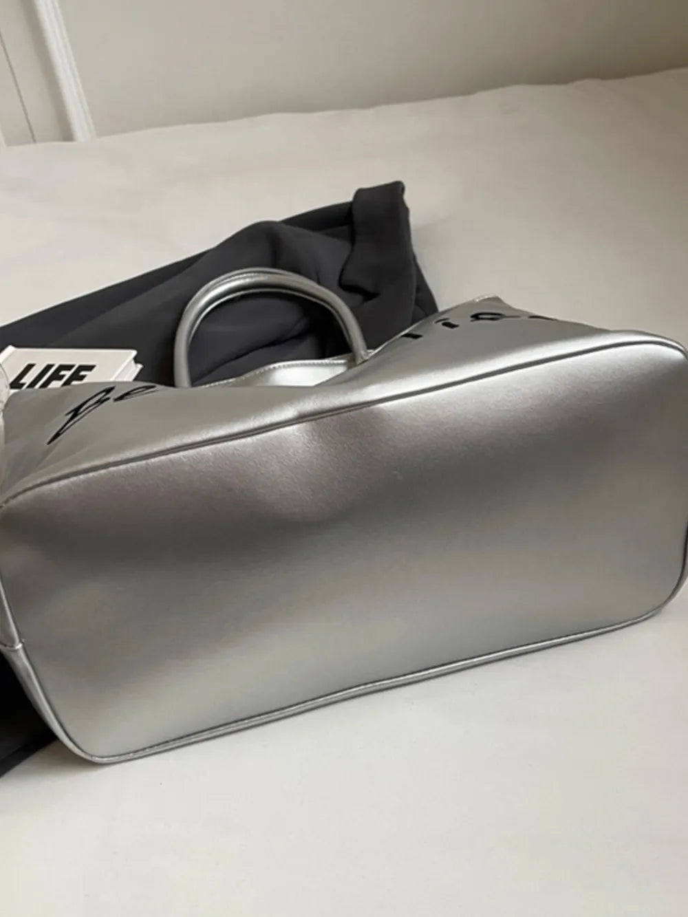 BETTER LIFE PU Leather Tote Bag - Tote Bag by Trendsi | Available at Handbags Specialist Headquarter