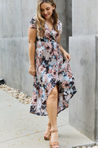 Heimish Give Me Roses Full Size Floral Maxi Wrap Dress - Dresses by Trendsi | Available at Handbags Specialist Headquarter