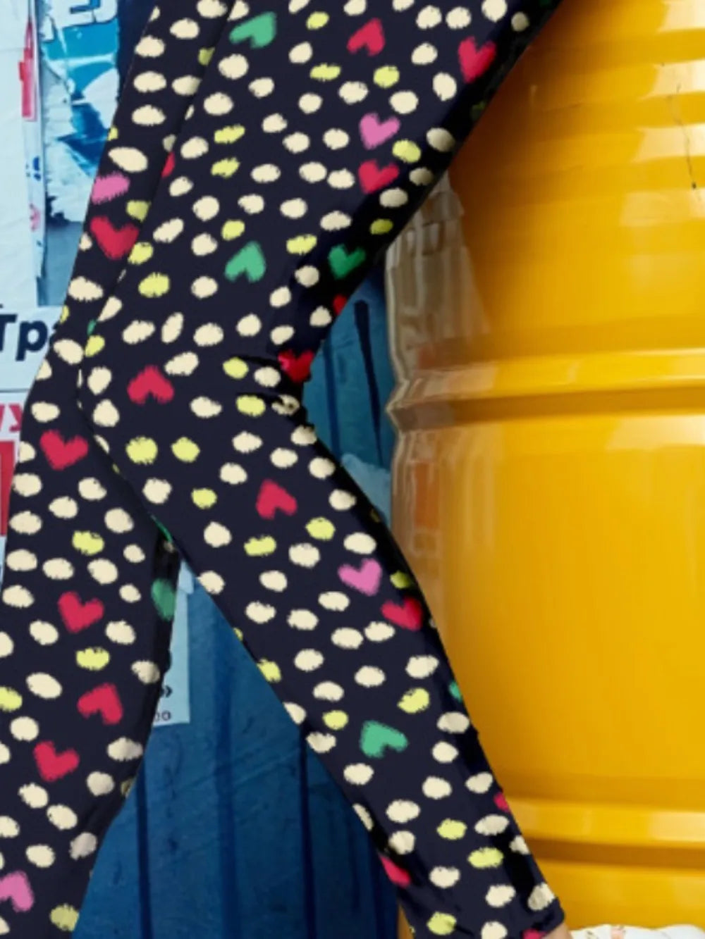 Printed High Waist Skinny Leggings - Leggings by Trendsi | Available at Handbags Specialist Headquarter