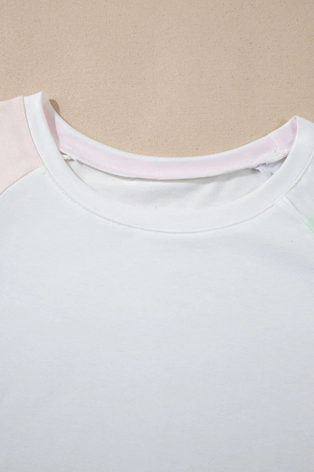 Rainbow Striped Round Neck T Shirt and Shorts Lounge Set - Sleepwear by Trendsi | Available at Handbags Specialist Headquarter