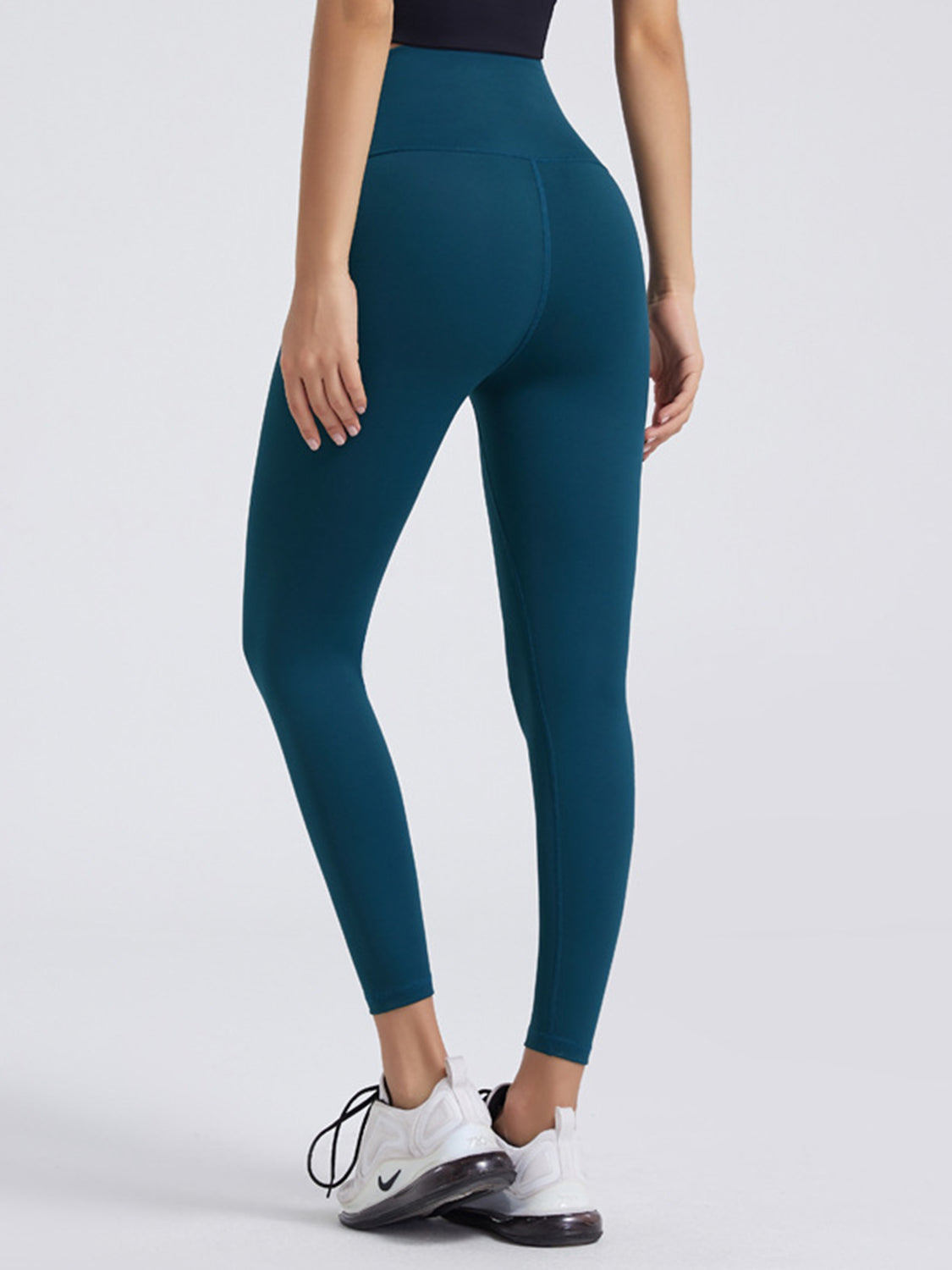 Wide Waistband Sports Leggings - Leggings by Trendsi | Available at Handbags Specialist Headquarter