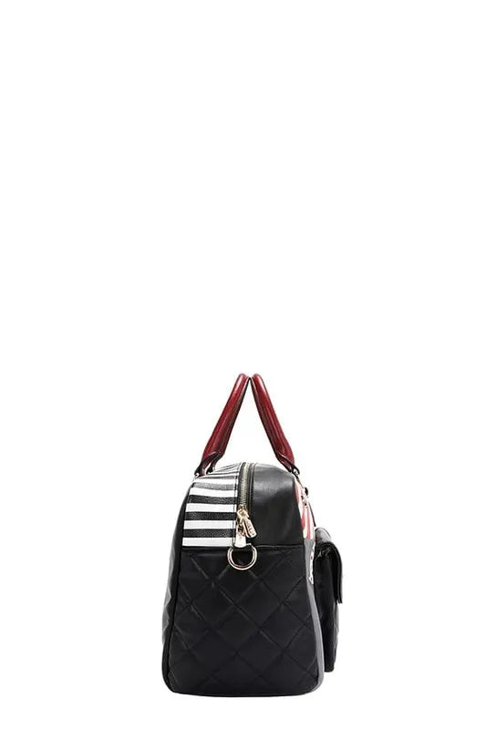 Nicole Lee USA Eco-Leather Boston Bag - Tote Bag by Trendsi | Available at Handbags Specialist Headquarter