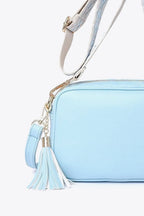 PU Leather Tassel Crossbody Bag - handbags by Trendsi | Available at Handbags Specialist Headquarter