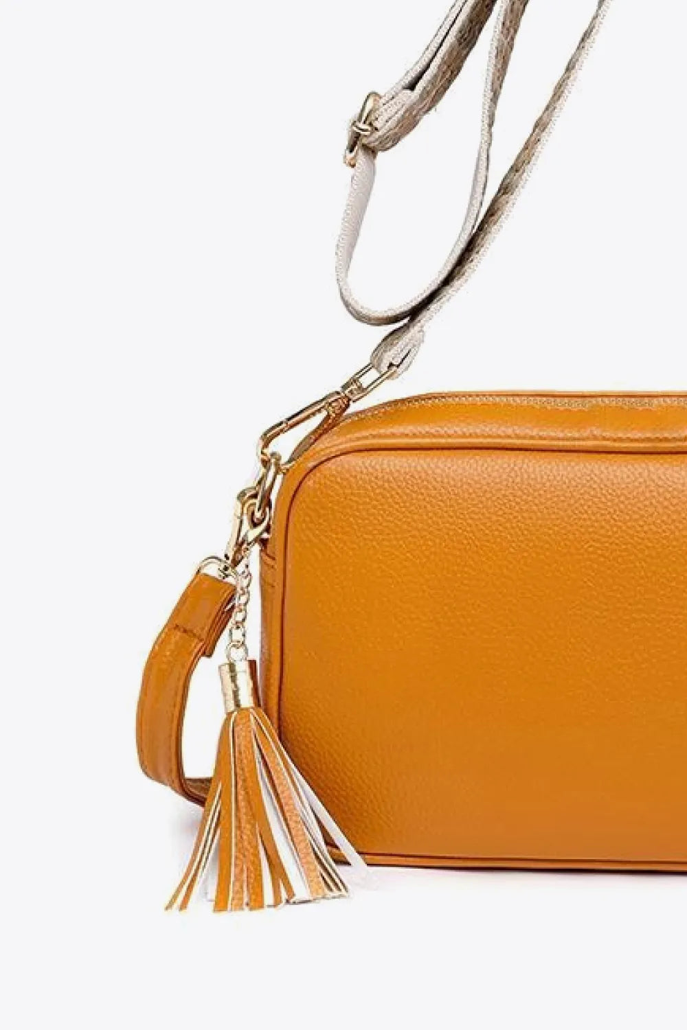 PU Leather Tassel Crossbody Bag - handbags by Trendsi | Available at Handbags Specialist Headquarter