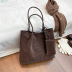 Svelte Suede: Women's Luxe Shoulder Bag