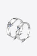 Moissanite Rhodium-Plated Ring - Women Sandals by Trendsi | Available at Handbags Specialist Headquarter