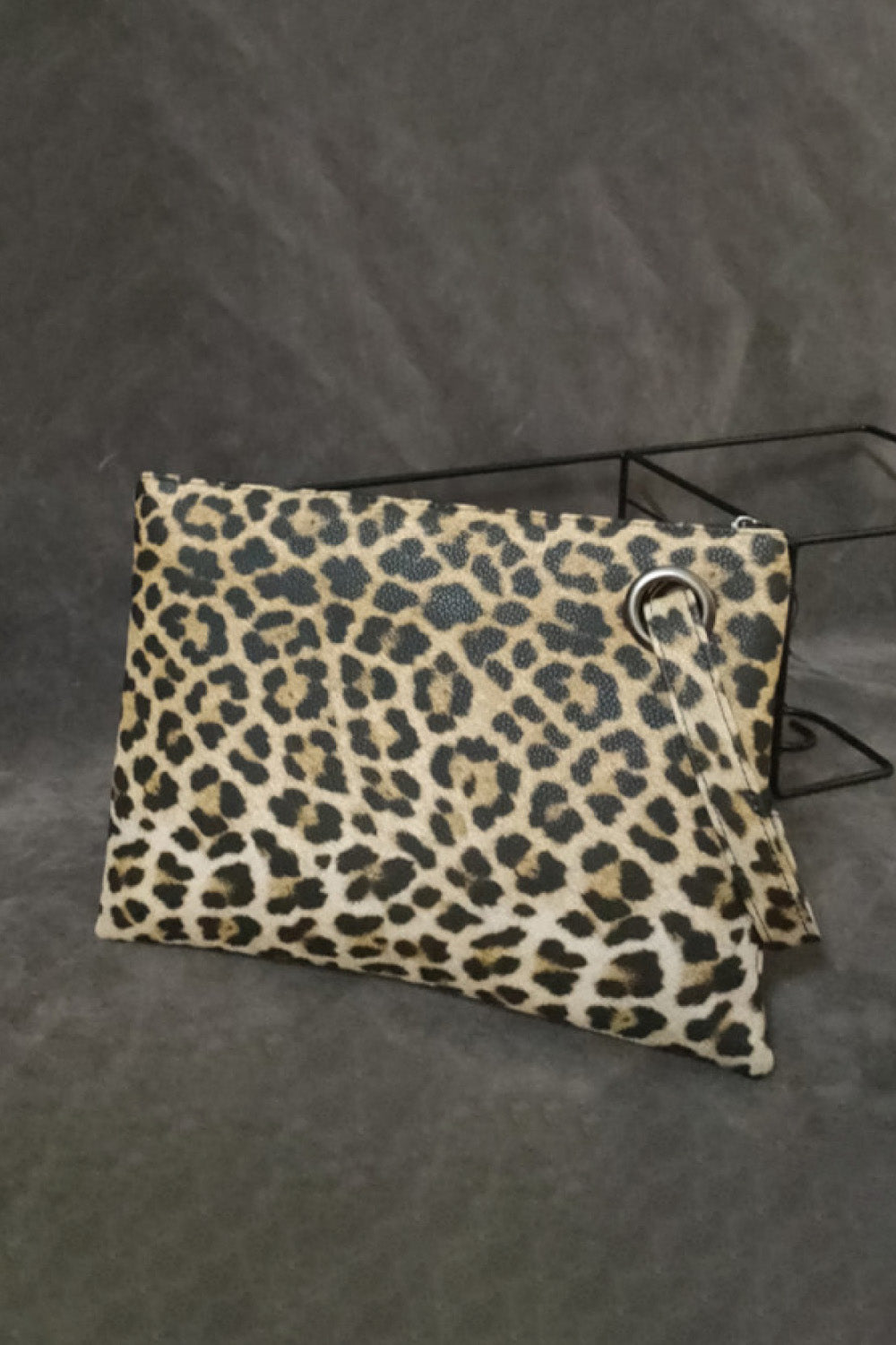 Leopard PU Leather Clutch - handbags by Trendsi | Available at Handbags Specialist Headquarter