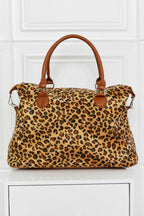 Animal Print Brushed Weekender Bag - Weekender Bag by Trendsi | Available at Handbags Specialist Headquarter