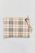Carry Your Love Plaid Wristlet - Handbags by Trendsi | Available at Handbags Specialist Headquarter