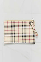 Carry Your Love Plaid Wristlet - Handbags by Trendsi | Available at Handbags Specialist Headquarter