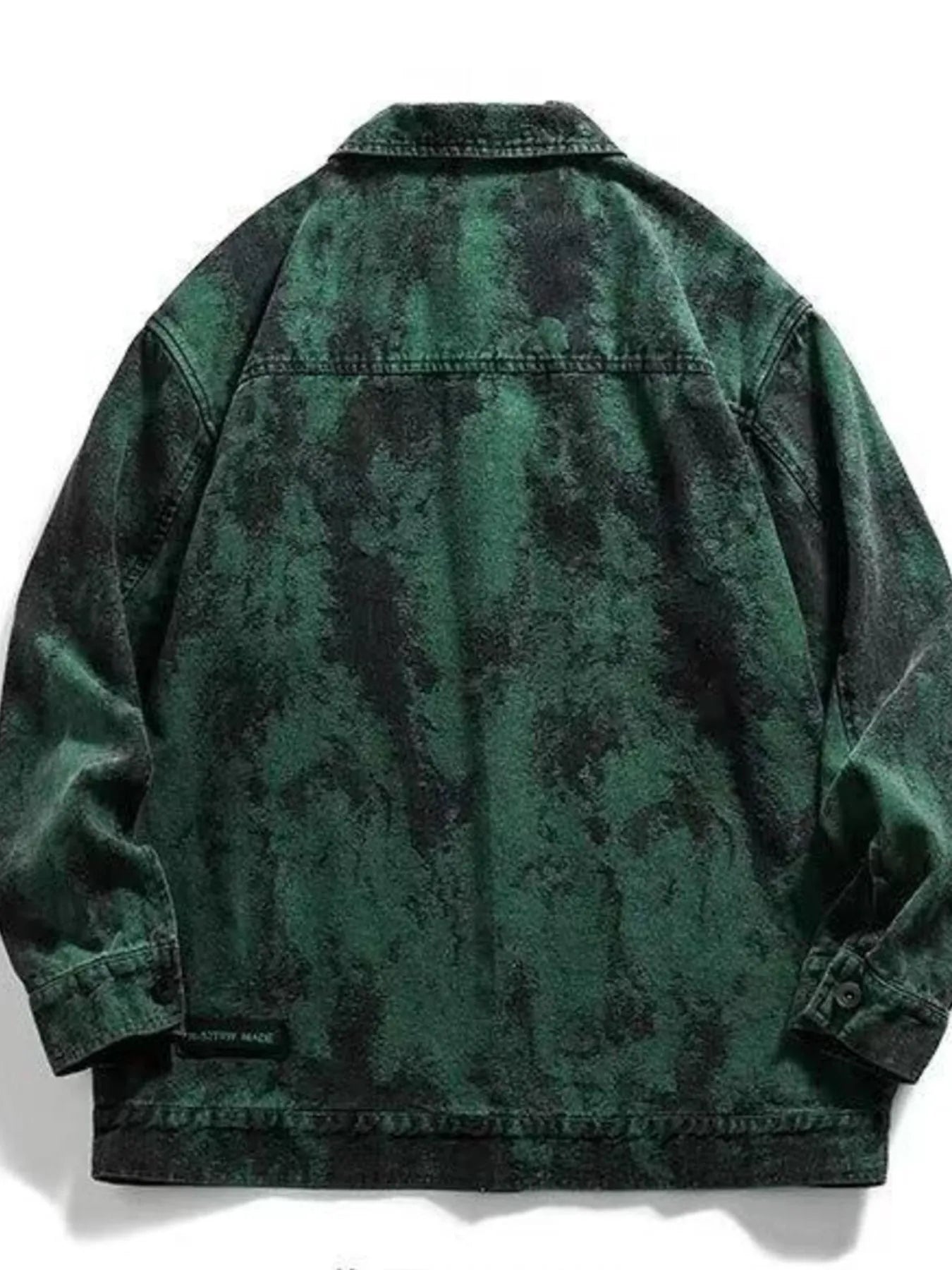 Men's Plus Size Button Up Oversized Denim Jacket - Men's jackets by Trendsi | Available at Handbags Specialist Headquarter