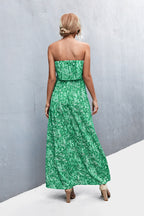 Strapless Split Maxi Dress - Maxi Dress by Trendsi | Available at Handbags Specialist Headquarter
