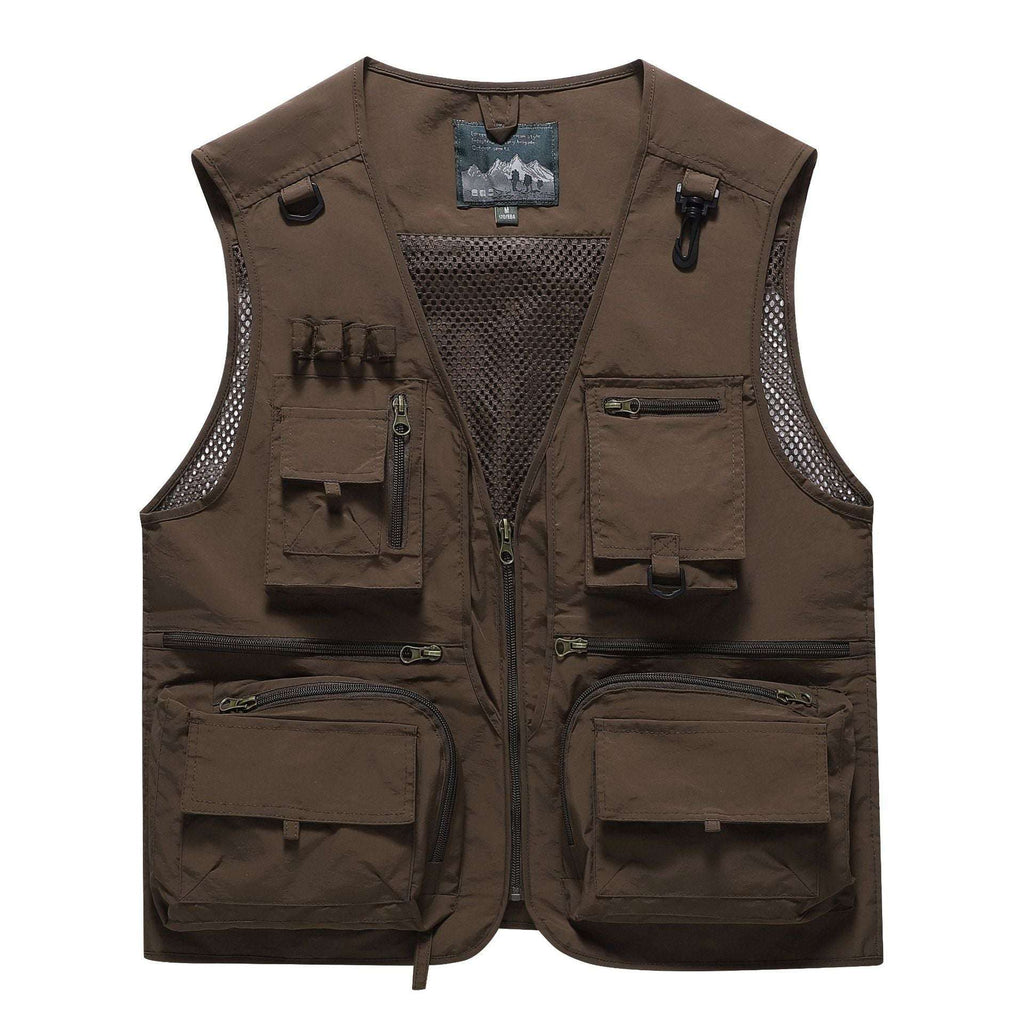 SwiftDry Mesh Vest for Men - Men's Zip Up Vest by Trendsi | Available at Handbags Specialist Headquarter