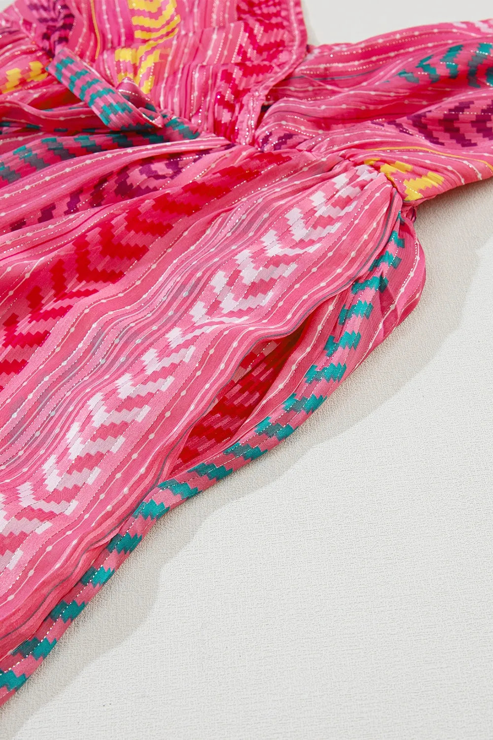 Printed Surplice Maxi Cami Dress - Maxi Dress by Trendsi | Available at Handbags Specialist Headquarter