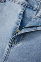 Bowknot Decor Cargo Jeans - Women / Jeans & Denim by Trendsi | Available at Handbags Specialist Headquarter