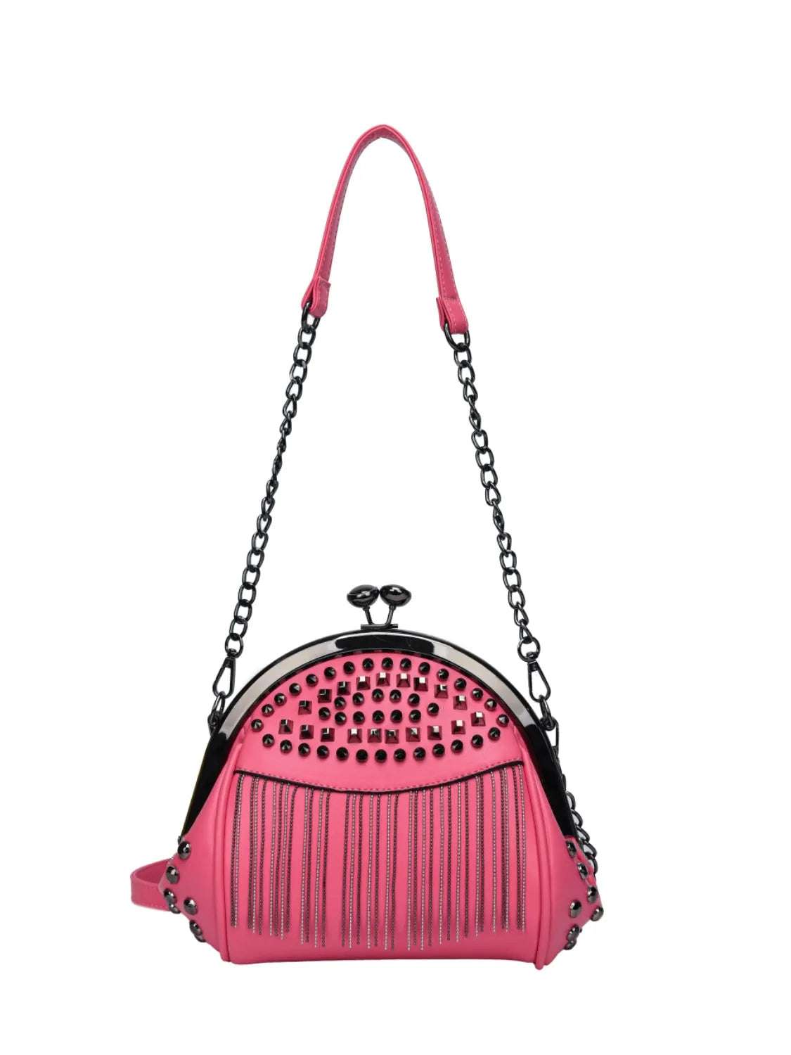 Studded Fringe Crossbody Bag - Crossbody Bag by Trendsi | Available at Handbags Specialist Headquarter