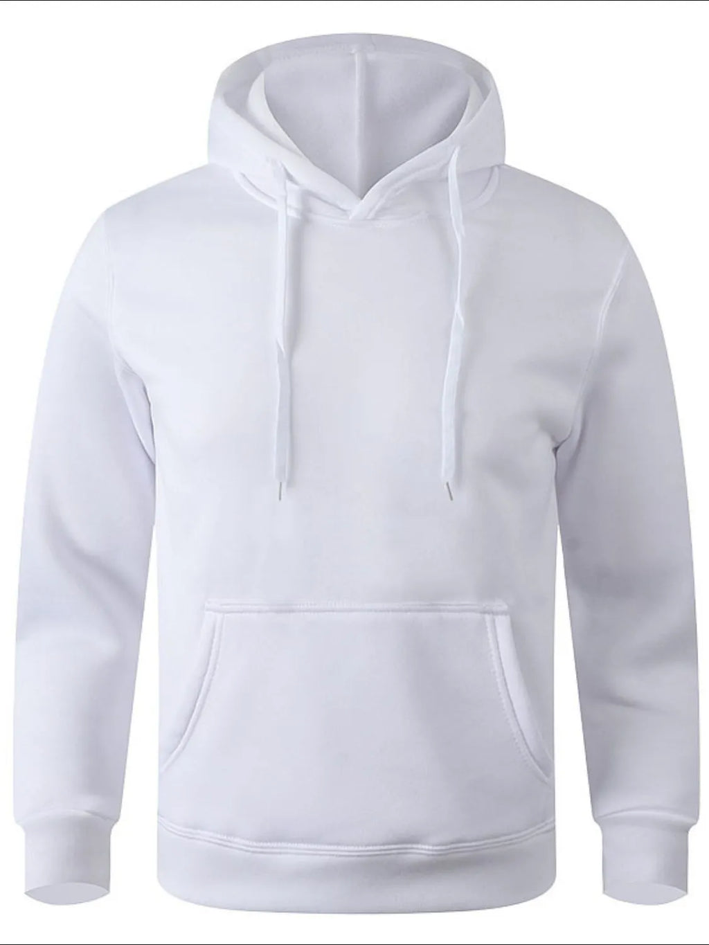 Men's Full Size Drawstring Long Sleeve Hoodie Plus Size - Men's Sweatshirts by Trendsi | Available at Handbags Specialist Headquarter
