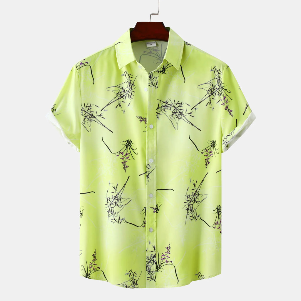 Men's Plus Size Short Sleeve Hawaiian Shirt - mens-shirts by Trendsi | Available at Handbags Specialist Headquarter