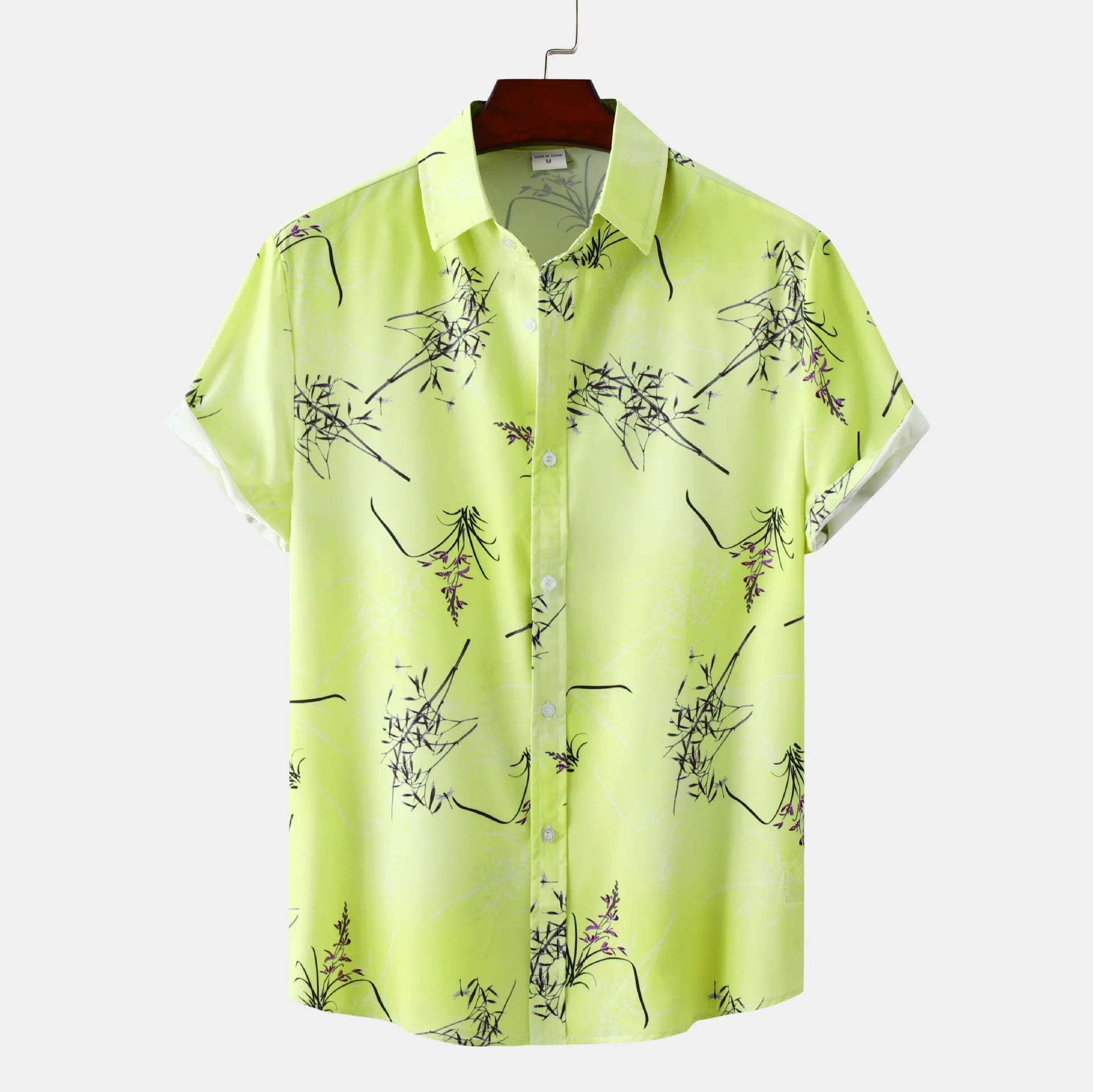 Men's Plus Size Short Sleeve Hawaiian Shirt - mens-shirts by Trendsi | Available at Handbags Specialist Headquarter