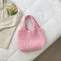 Ruched Polyester Large Handbag - Tote Bag by Trendsi | Available at Handbags Specialist Headquarter