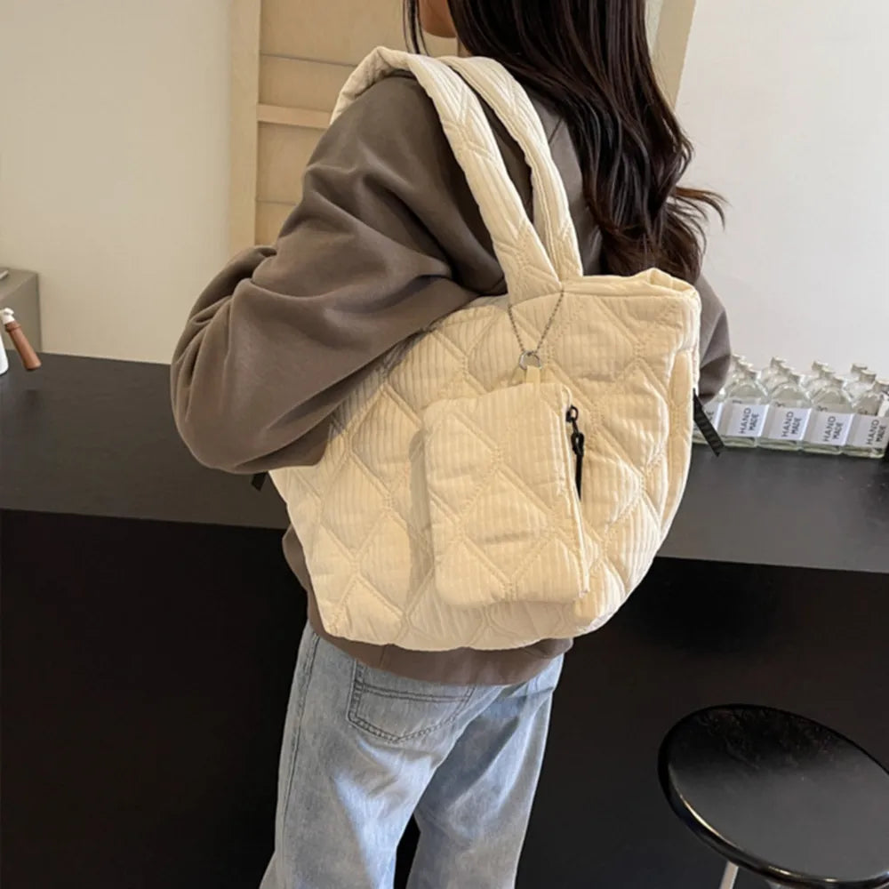 Polyester Medium Tote Bag - Tote Bag by Trendsi | Available at Handbags Specialist Headquarter