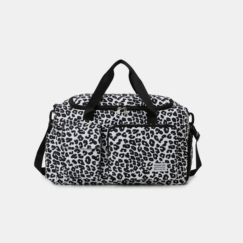 Oxford Cloth Animal Print Travel Bag - travel-bag by Trendsi | Available at Handbags Specialist Headquarter