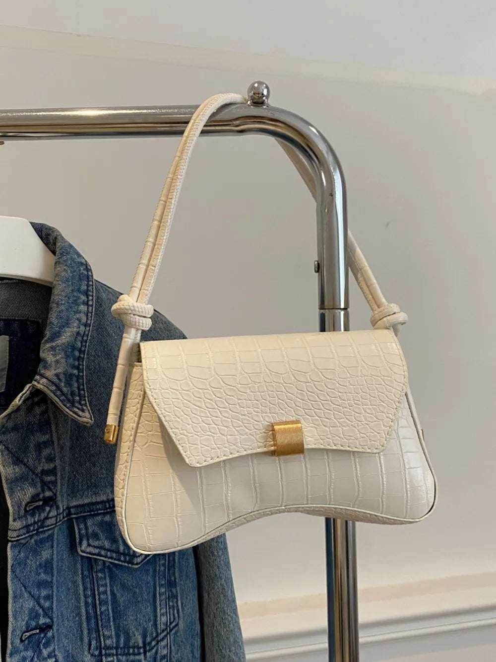 PU Leather Texture Crossbody Bag - Crossbody Bag by Trendsi | Available at Handbags Specialist Headquarter