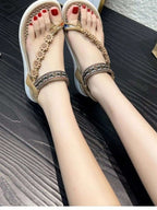 Flower Ankle Strap Sandals - Women Sandals by Trendsi | Available at Handbags Specialist Headquarter