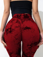 Tie-Dye High Waist Active Leggings - Leggings by Trendsi | Available at Handbags Specialist Headquarter