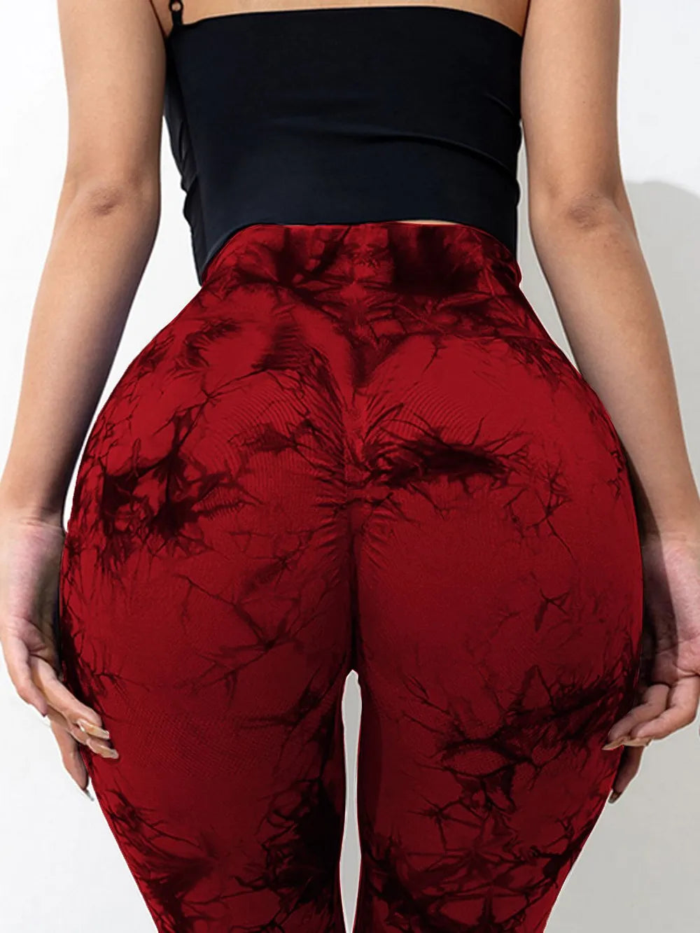 Tie-Dye High Waist Active Leggings - Leggings by Trendsi | Available at Handbags Specialist Headquarter