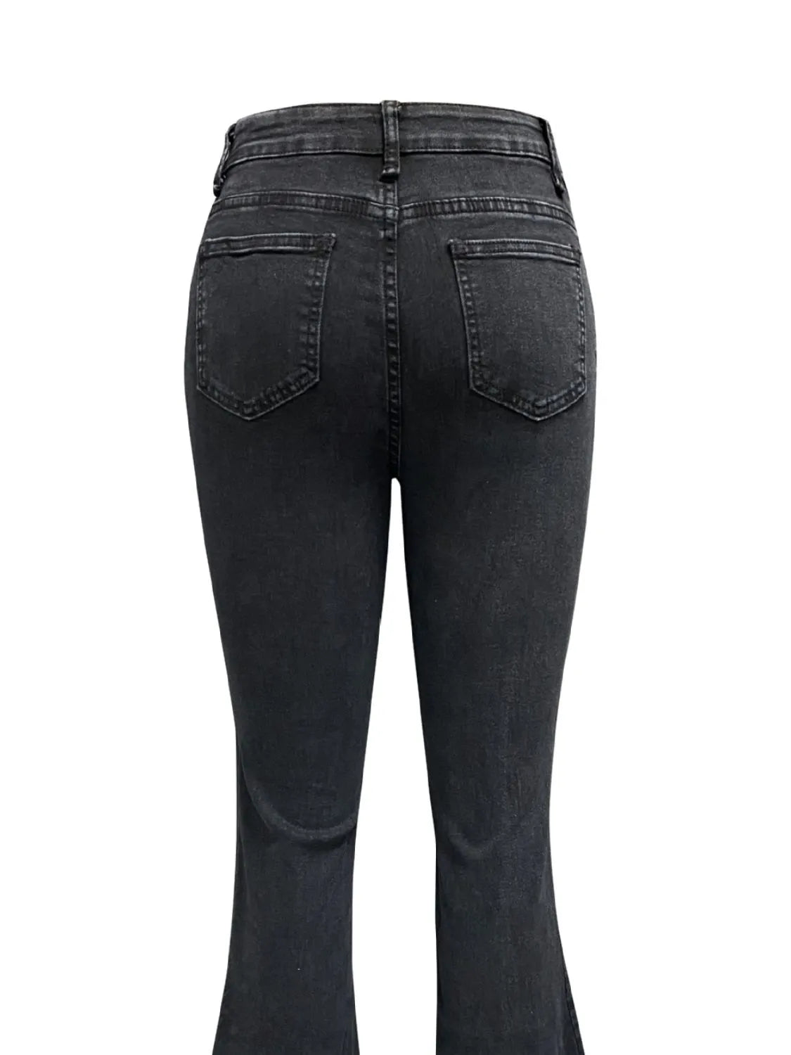 Flare Jeans with Pockets - Women / Jeans & Denim by Trendsi | Available at Handbags Specialist Headquarter