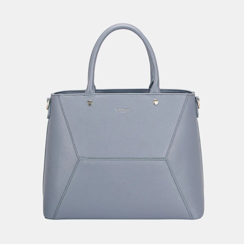 David Jones PU Leather Handbag - Tote Bag by Trendsi | Available at Handbags Specialist Headquarter