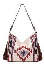Geometric Canvas Tote Bag - Tote Bag by Trendsi | Available at Handbags Specialist Headquarter