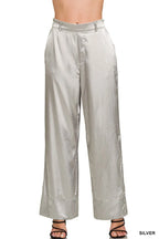 Zenana Wide-Leg Satin Pants - Women Pants by Trendsi | Available at Handbags Specialist Headquarter