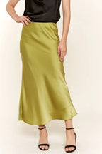 And The Why Satin Midi Skirt - Skirts by Trendsi | Available at Handbags Specialist Headquarter