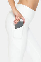 Leggings Depot High Waist Leggings with Pockets - Leggings by Trendsi | Available at Handbags Specialist Headquarter