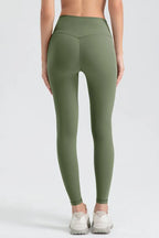 Wide Waistband Sport Leggings - Leggings by Trendsi | Available at Handbags Specialist Headquarter