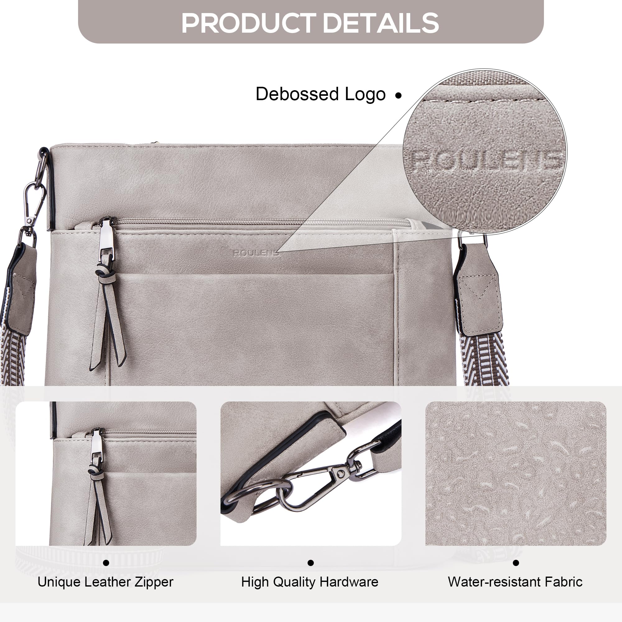 Chic Leather Crossbody with Card Slots for Women -  by Handbags Specialist Headquarter | Available at Handbags Specialist Headquarter