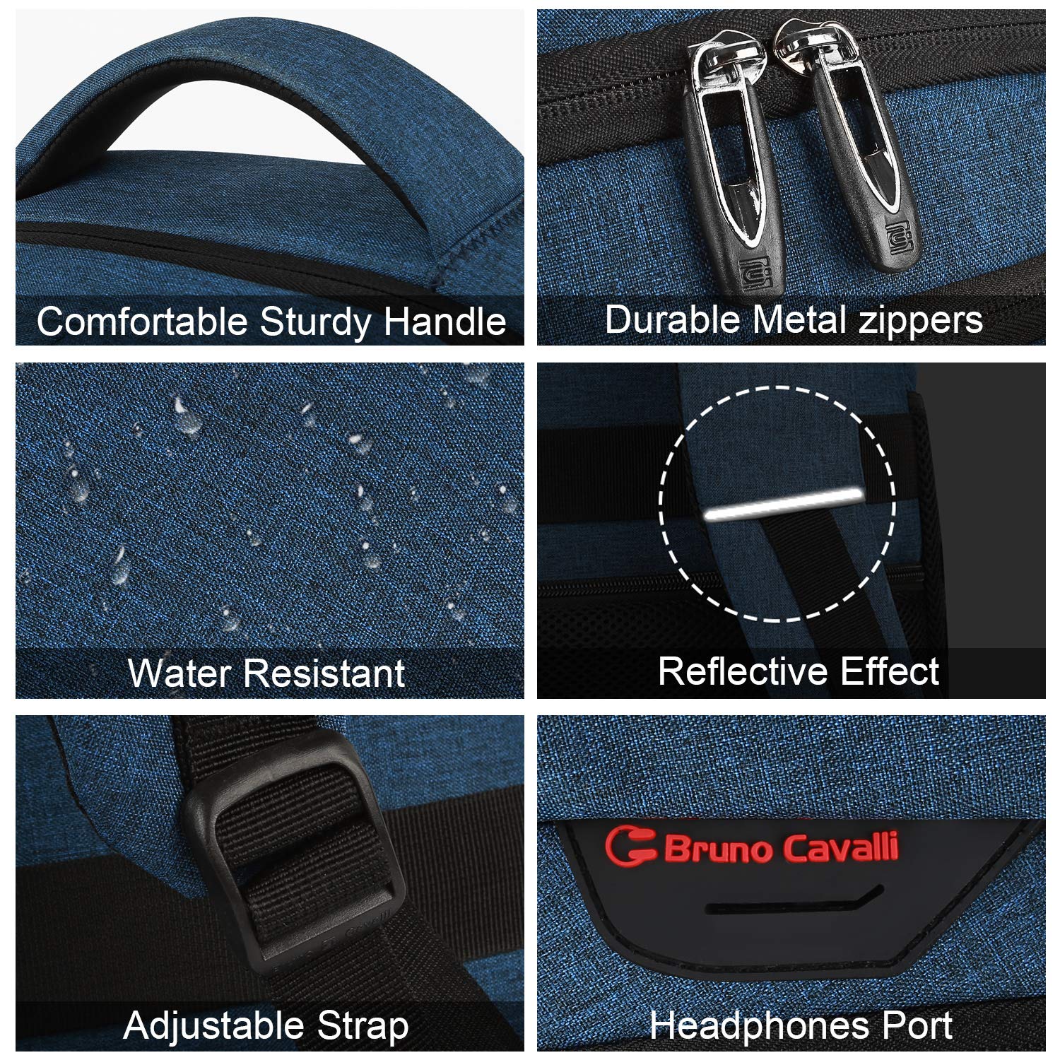 SecureSlim Laptop Backpack with USB & Water Resistance - Backpack Bags by Handbags Specialist Headquarter | Available at Handbags Specialist Headquarter