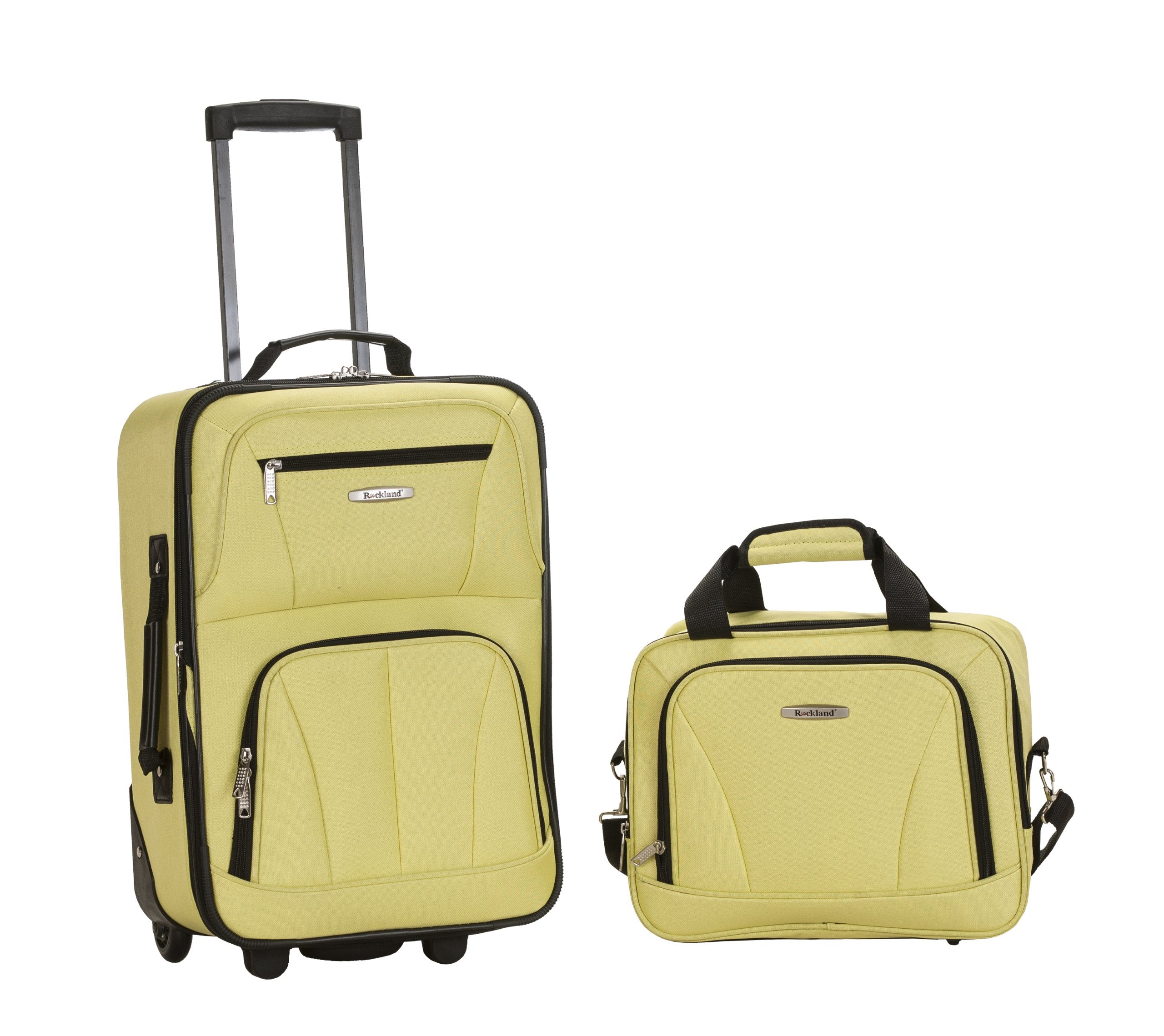 Rockland Expandable Dot Luggage Set - 2 Piece -  by Handbags Specialist Headquarter | Available at Handbags Specialist Headquarter