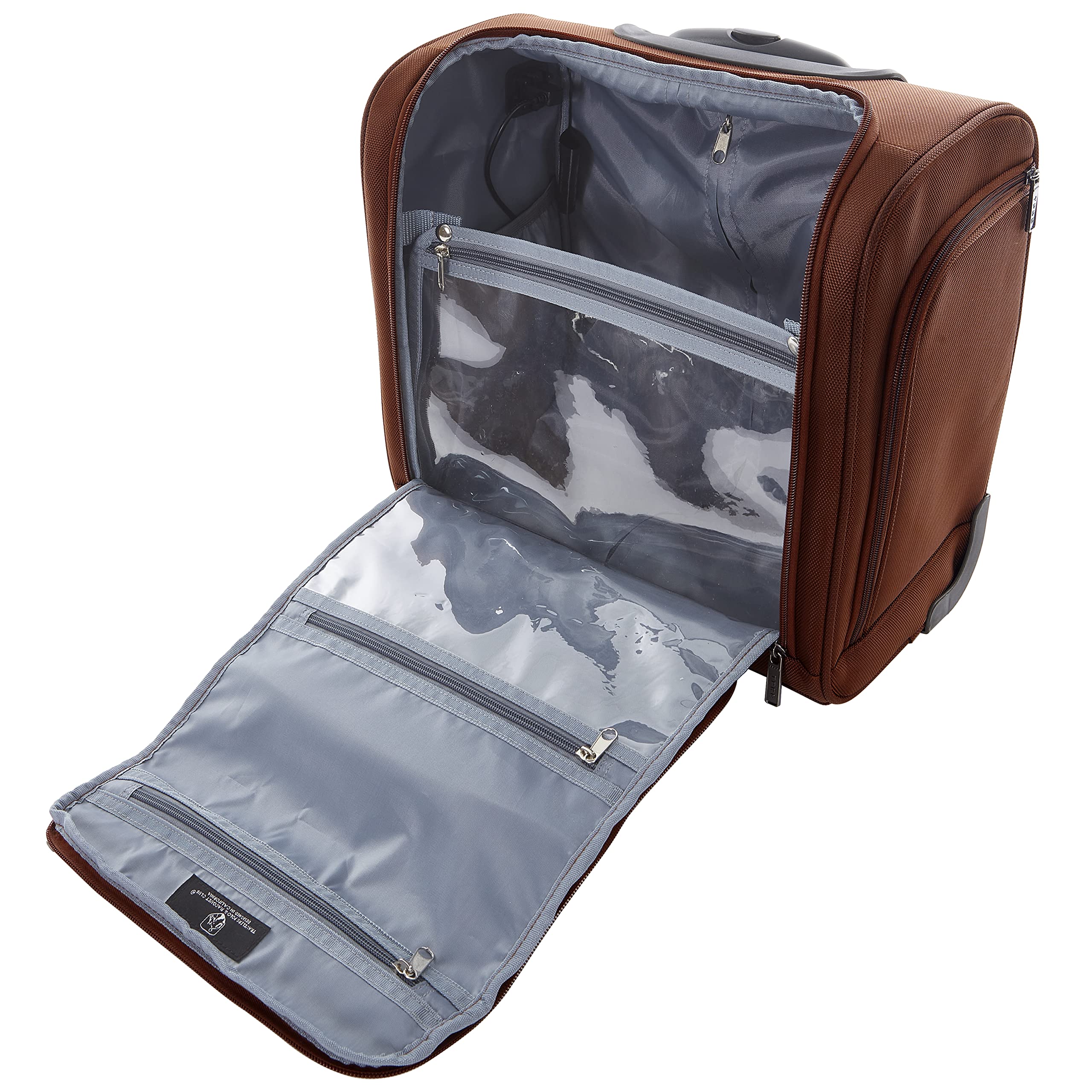 TPRC Smart Purple Underseat Carry-On with USB Port -  by Handbags Specialist Headquarter | Available at Handbags Specialist Headquarter