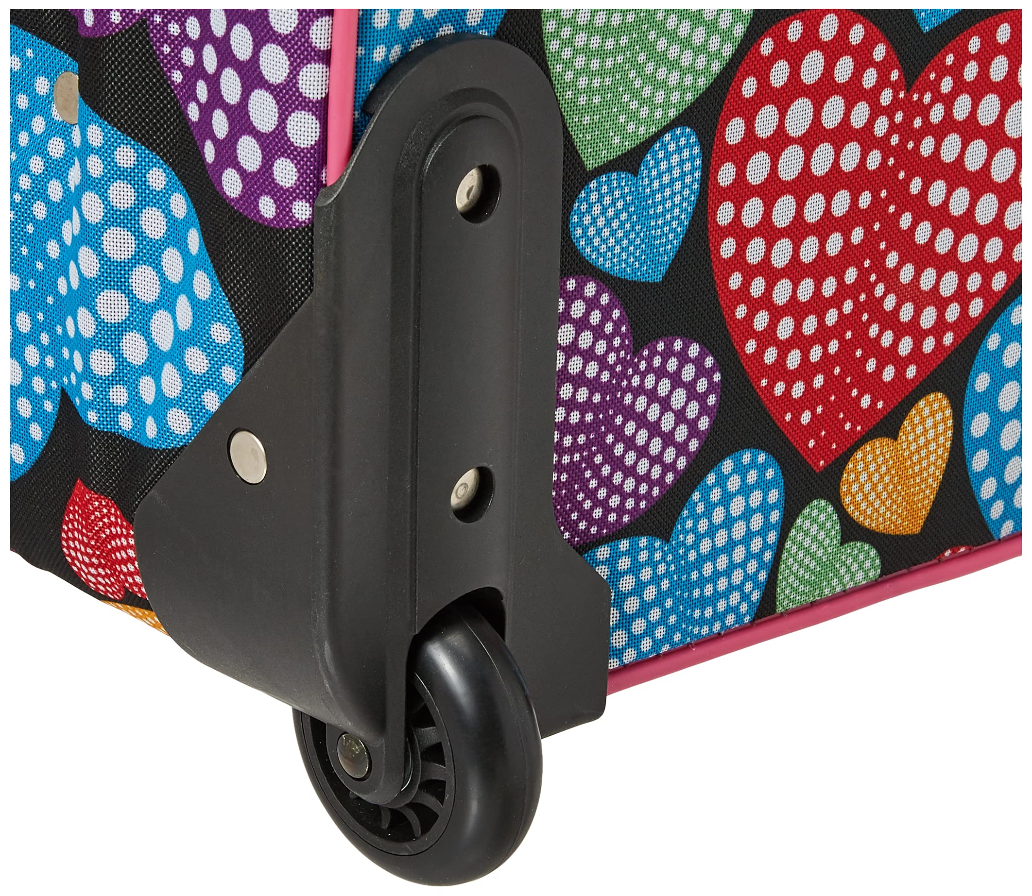 Rockland Expandable Dot Luggage Set - 2 Piece -  by Handbags Specialist Headquarter | Available at Handbags Specialist Headquarter