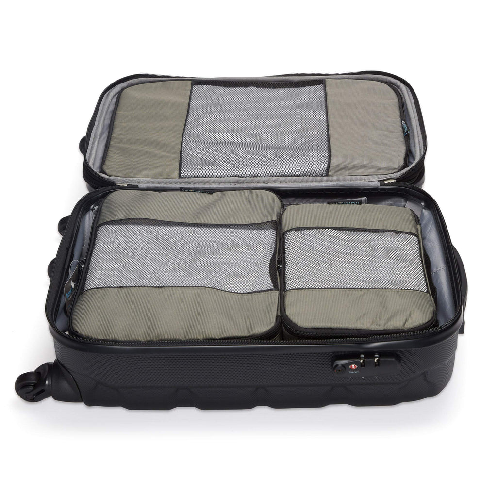 TravelWise Weekender Packing Cube Set - Silver 5-Piece - Luggage Travel Bags by Handbags Specialist Headquarter | Available at Handbags Specialist Headquarter